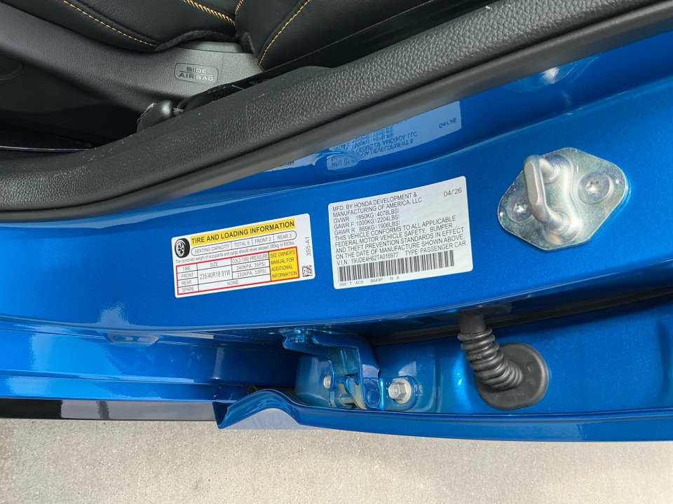 19UDE4H62TA016977 2026 Acura Integra w/A-Spec Technology Package