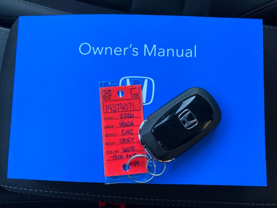 19XFL2H84TE008475 2026 Honda Civic Hatchback Sport