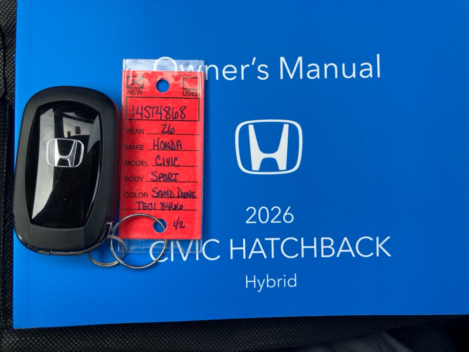 19XFL4H84TE018466 2026 Honda Civic Hybrid Sport