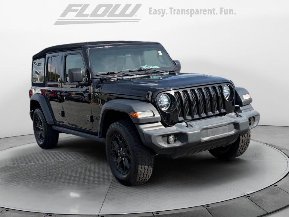 Black 2020 Jeep Wrangler SUV / Crossover Four-Wheel Drive Automatic