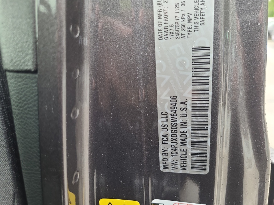 1C4PJXDG0SW649406 2025 Jeep Wrangler 4-Door Summit 4x4