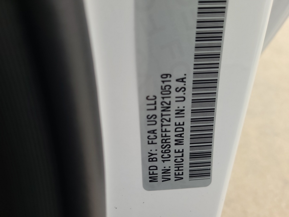 1C6SRFFT2TN210519 2026 Ram 1500 Big Horn Crew Cab 4x4 5'7" Box