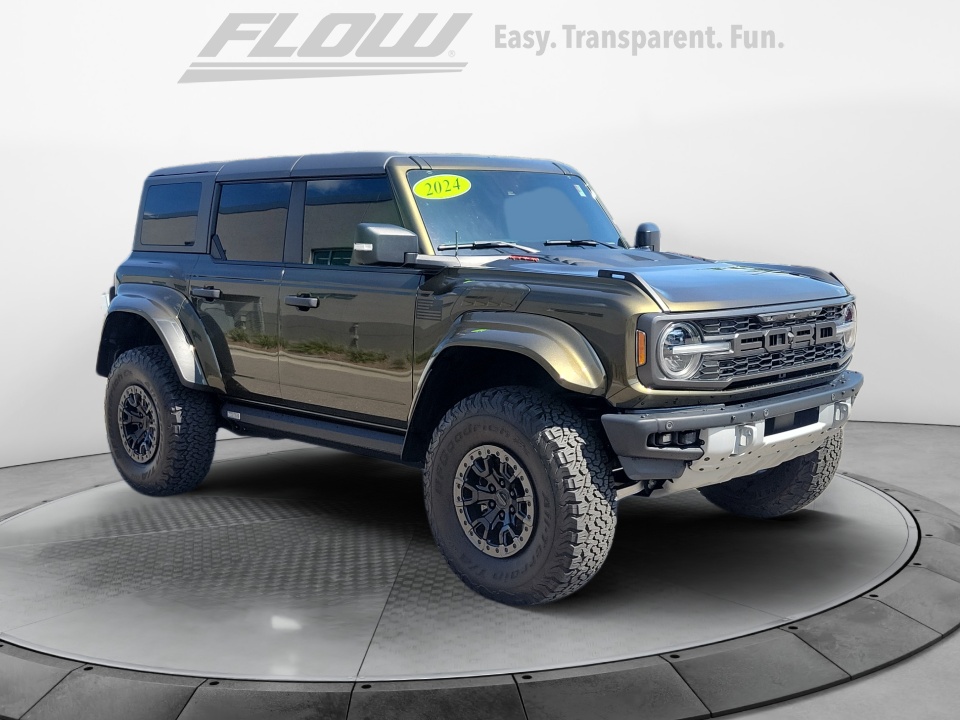 Green 2024 Ford Bronco Raptor SUV / Crossover Four-Wheel Drive Automatic