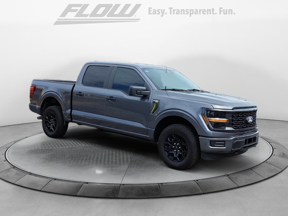 Gray 2025 Ford F-150 Pickup Truck Four-Wheel Drive Automatic