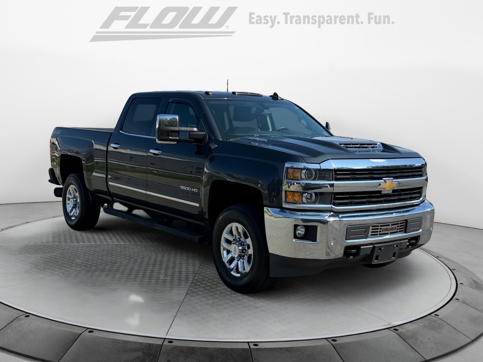 Gray 2017 Chevrolet Silverado 3500HD Pickup Truck Four-Wheel Drive Automatic