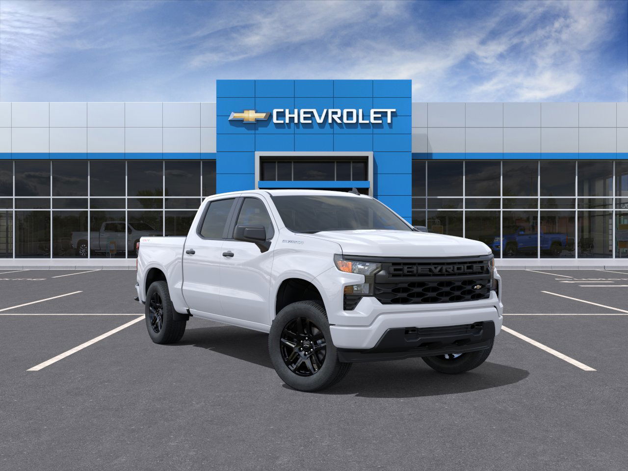 new 2026 Chevrolet Silverado 1500 4WD Crew Cab Short Bed Custom