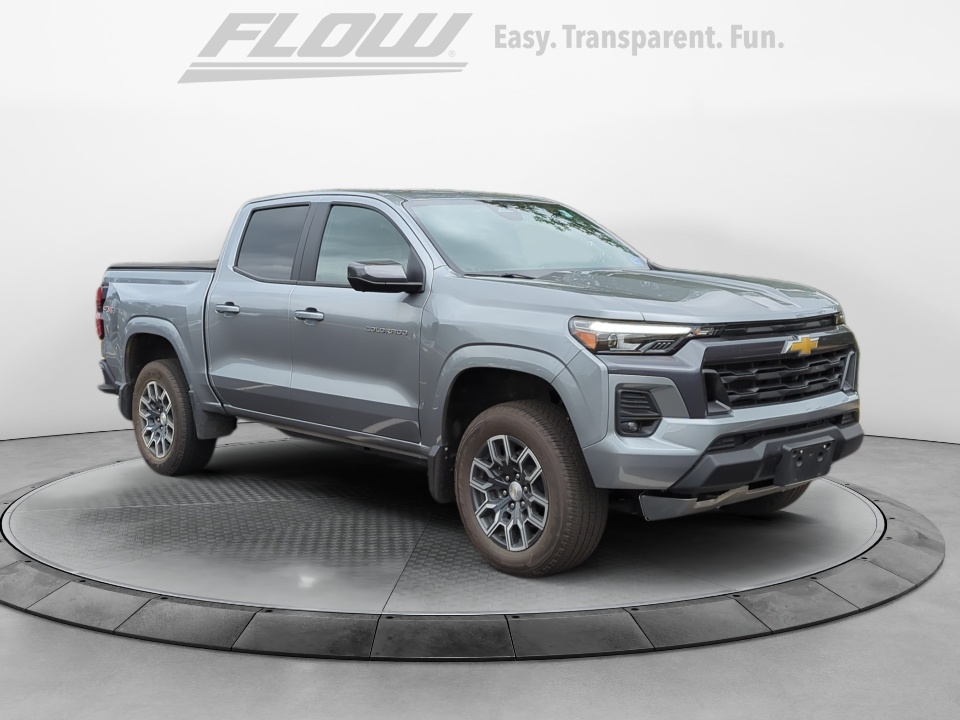 Gray 2024 Chevrolet Colorado Pickup Truck Four-Wheel Drive Automatic