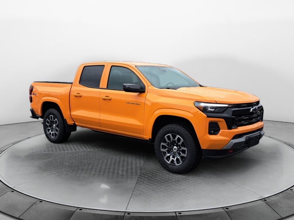 Orange 2025 Chevrolet Colorado Pickup Truck Four-Wheel Drive Automatic