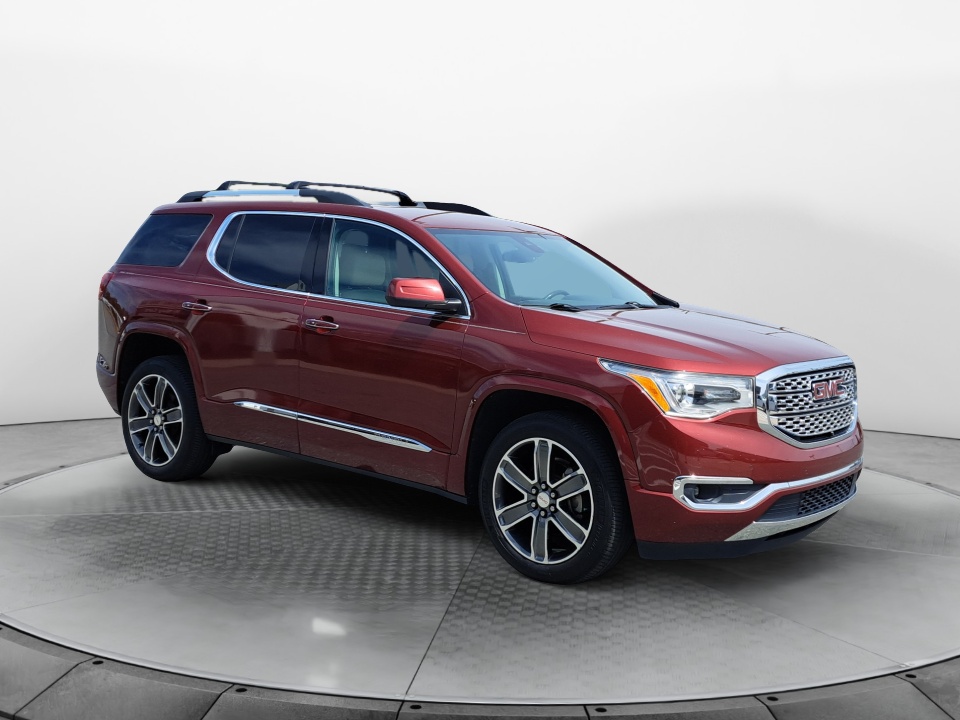 Red 2018 GMC Acadia Denali FWD SUV / Crossover Front-Wheel Drive Automatic
