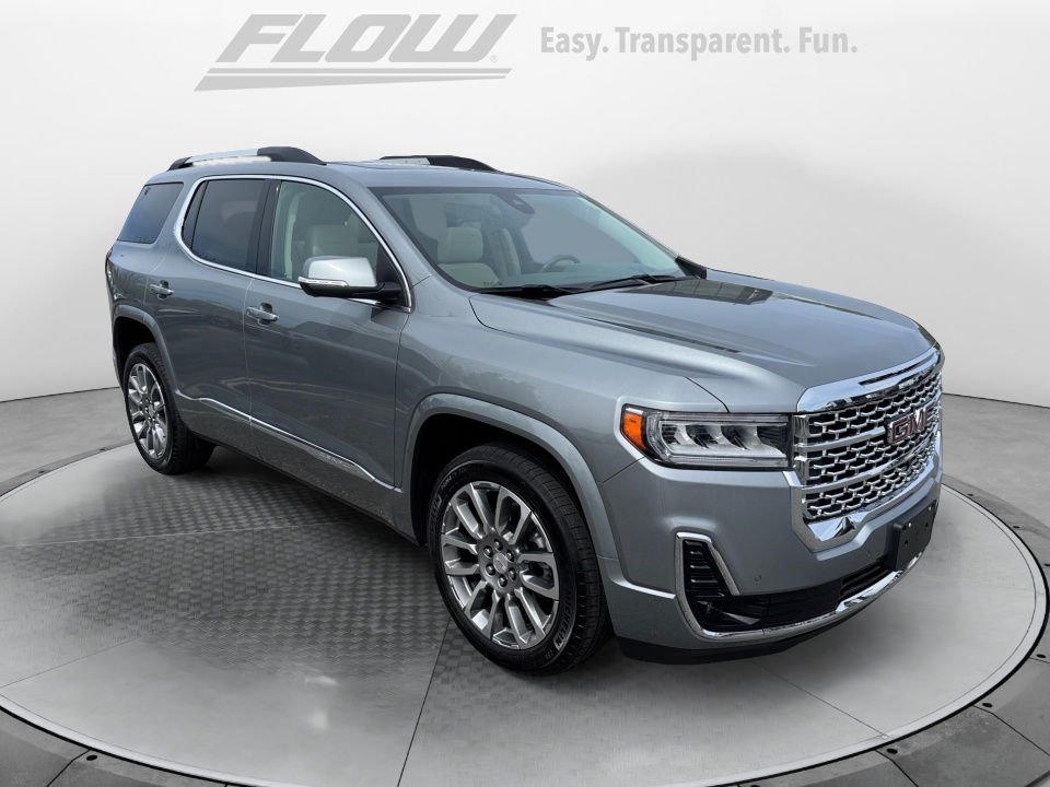 Gray 2023 GMC Acadia Denali AWD SUV / Crossover Four-Wheel Drive Automatic