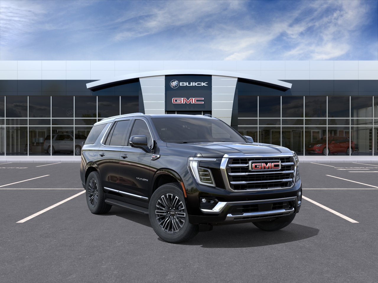Black 2026 GMC Yukon Elevation 4WD SUV / Crossover Four-Wheel Drive Automatic
