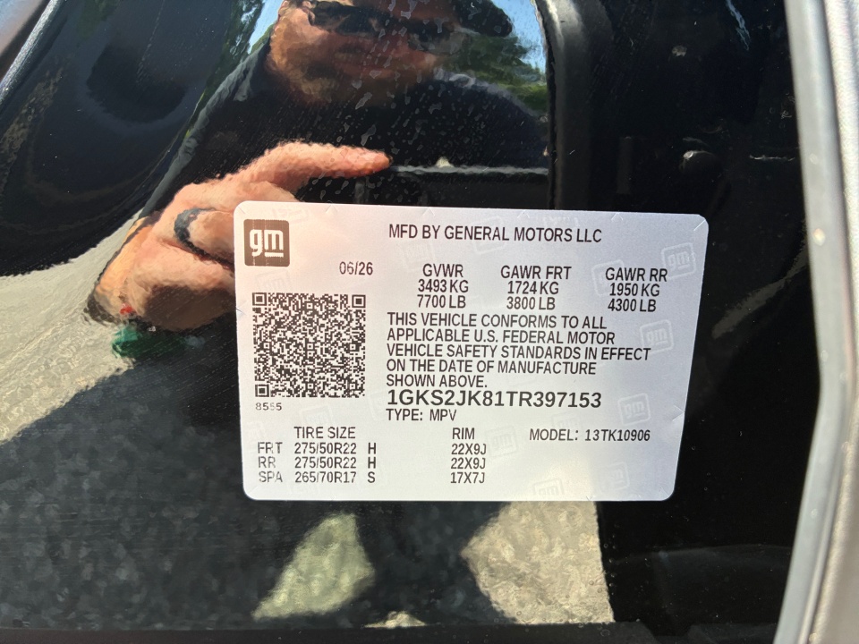 1GKS2JK81TR397153 2026 GMC Yukon XL Denali