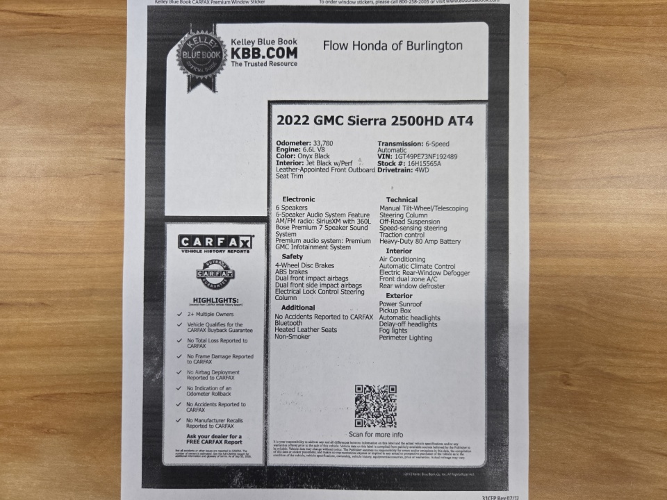 Used 2022 GMC Sierra 2500HD Truck