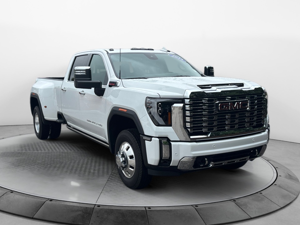 White 2025 GMC Sierra 3500HD Pickup Truck Four-Wheel Drive Automatic