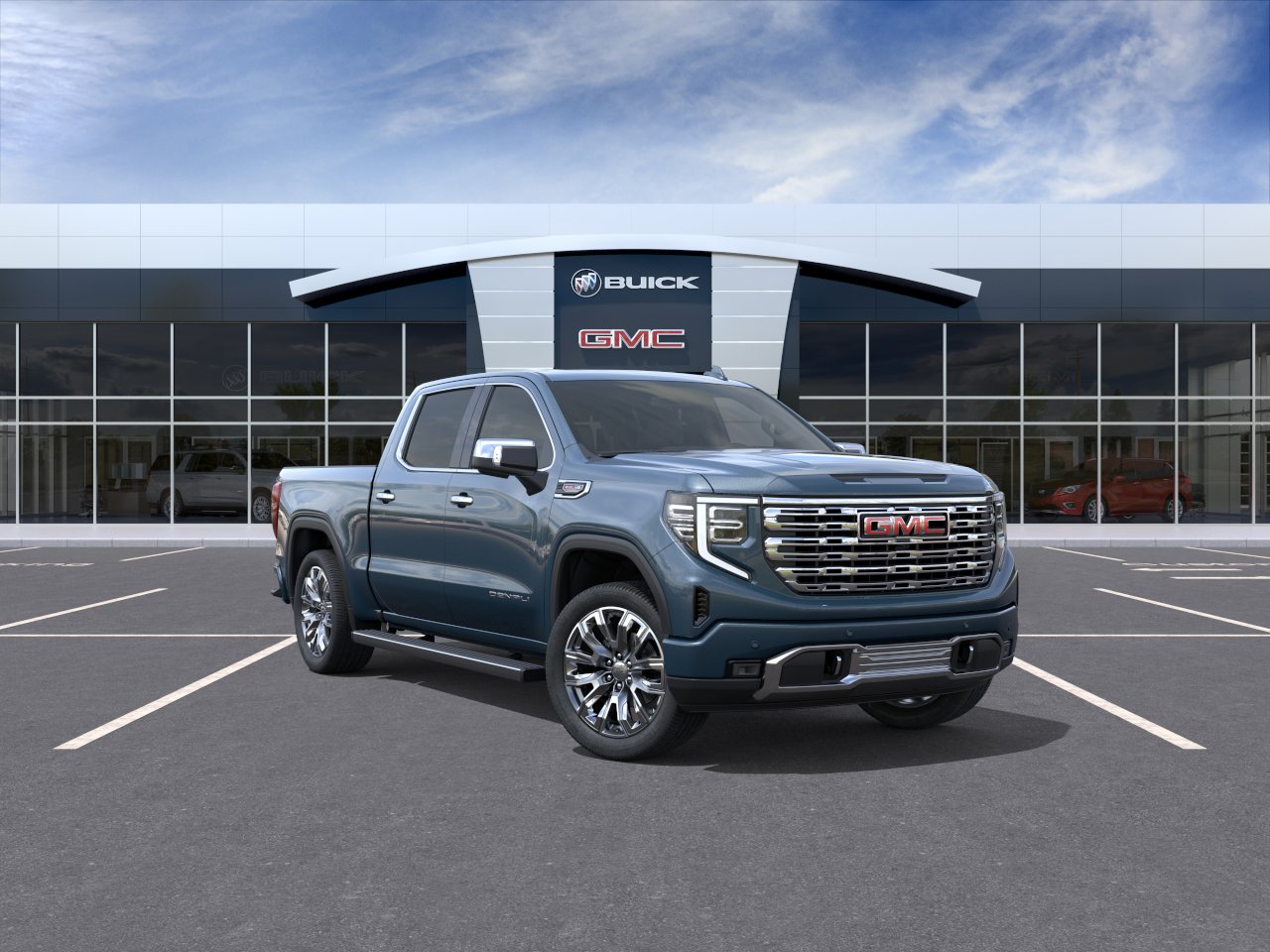 Blue 2026 GMC Sierra 1500 Pickup Truck Four-Wheel Drive Automatic