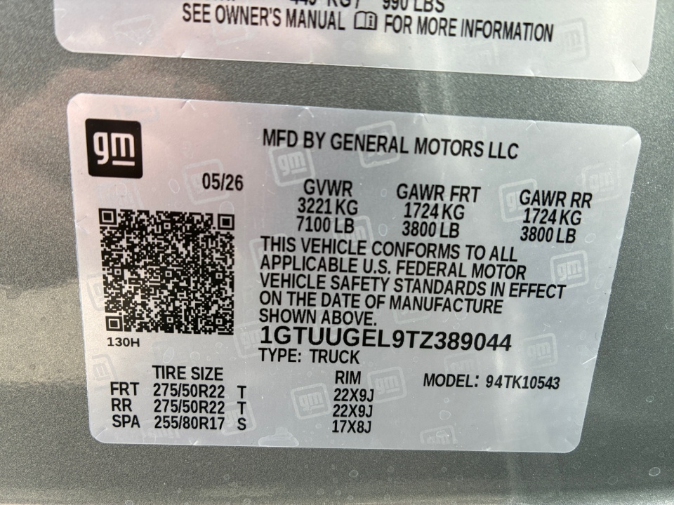 1GTUUGEL9TZ389044 2026 GMC Sierra 1500 Denali