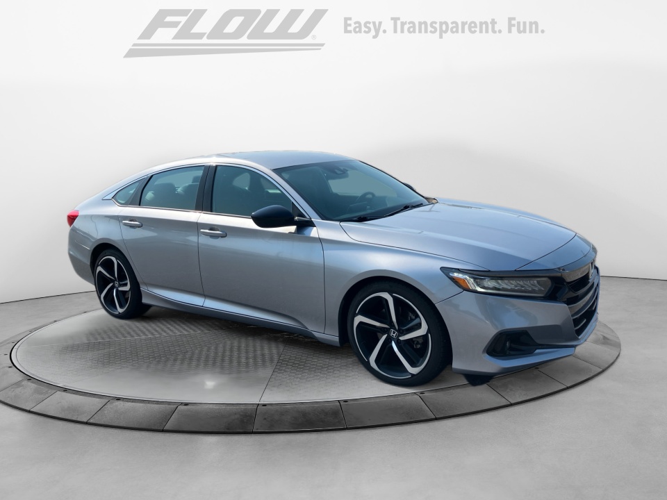 Silver 2021 Honda Accord Sedan Front-Wheel Drive Automatic