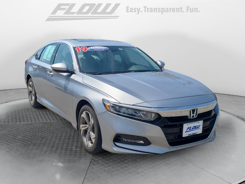 Silver 2019 Honda Accord 1.5T EX FWD Sedan Front-Wheel Drive Automatic