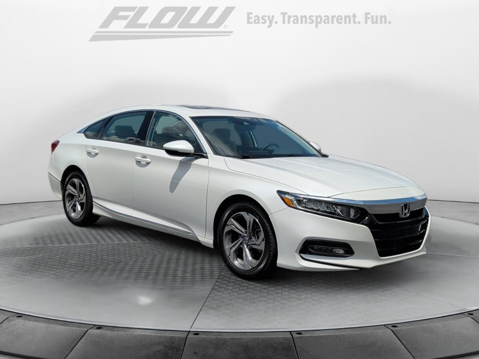 White 2019 Honda Accord Sedan Front-Wheel Drive Automatic