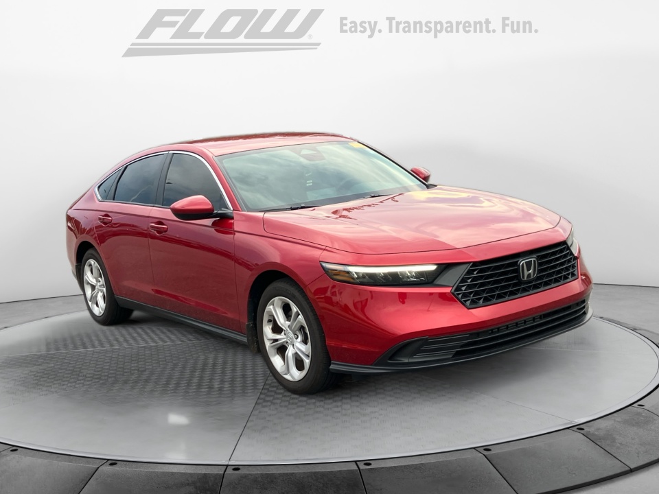 Black 2025 Honda Accord Sedan Front-Wheel Drive Automatic