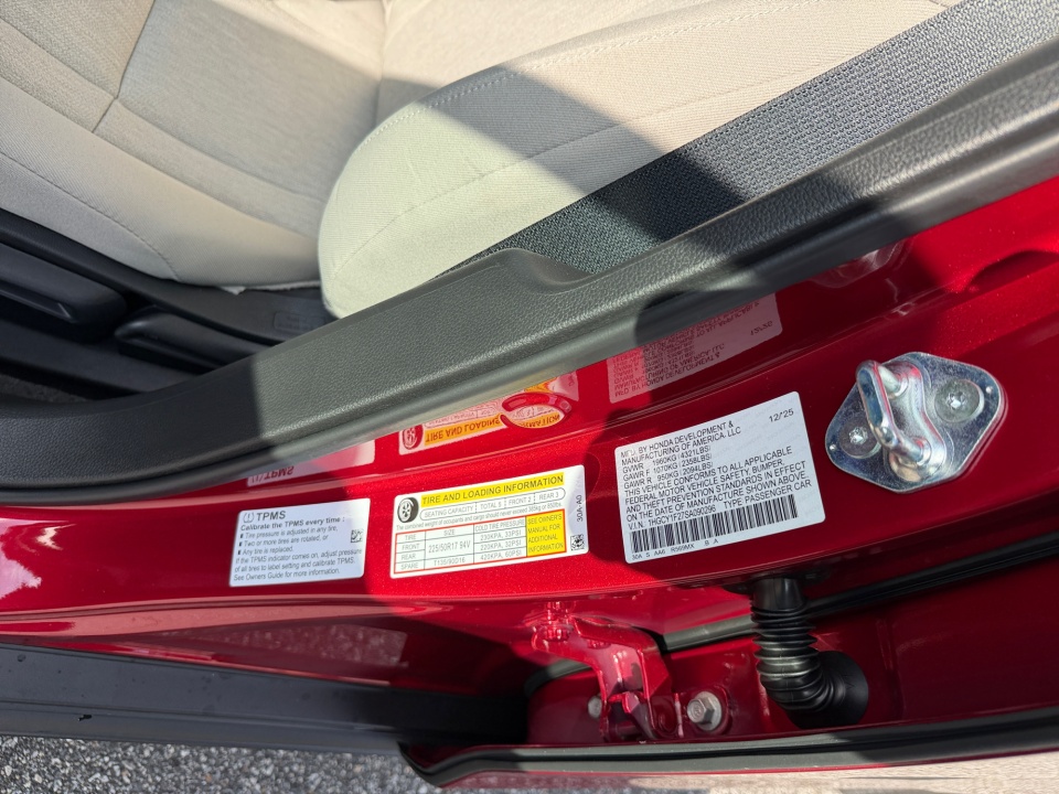 1HGCY1F27SA090296 2025 Honda Accord Sedan LX