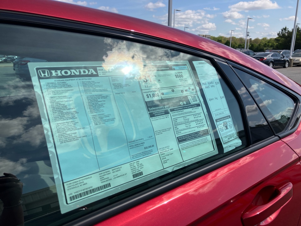 1HGCY1F48TA016761 2026 Honda Accord Sedan SE