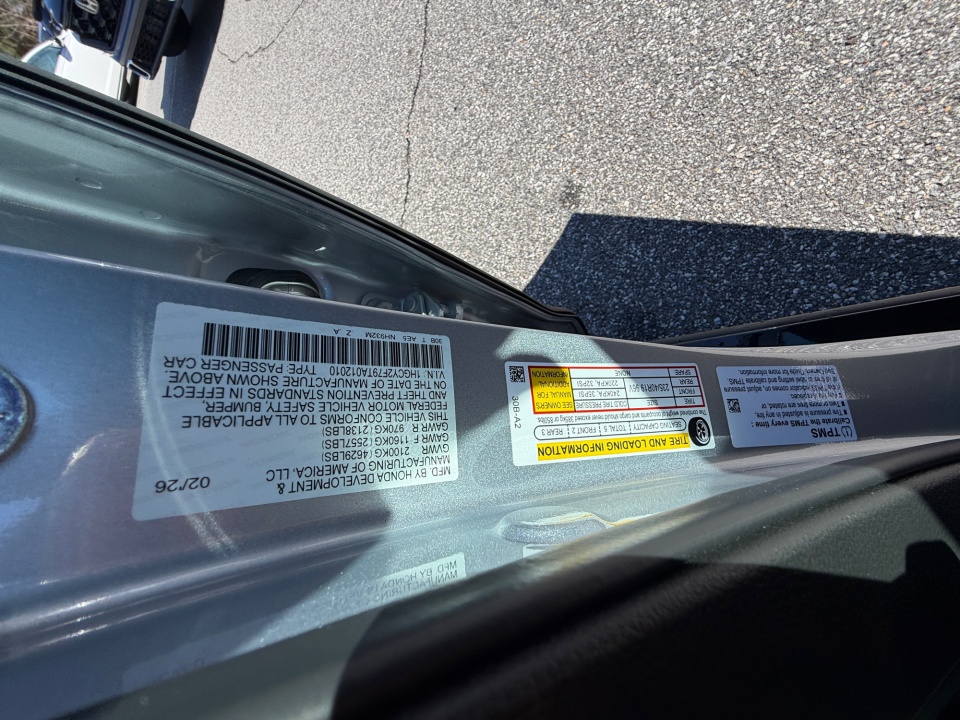1HGCY2F71TA026676 2026 Honda Accord Hybrid Sport-L