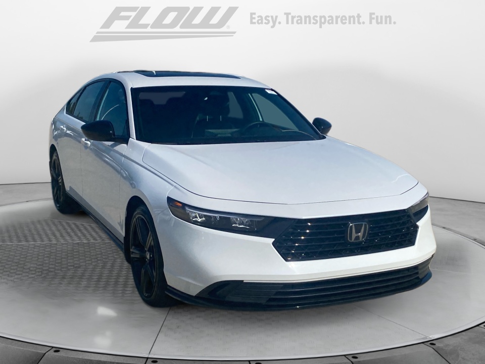 Black 2026 Honda Accord Hybrid Sedan Front-Wheel Drive Automatic