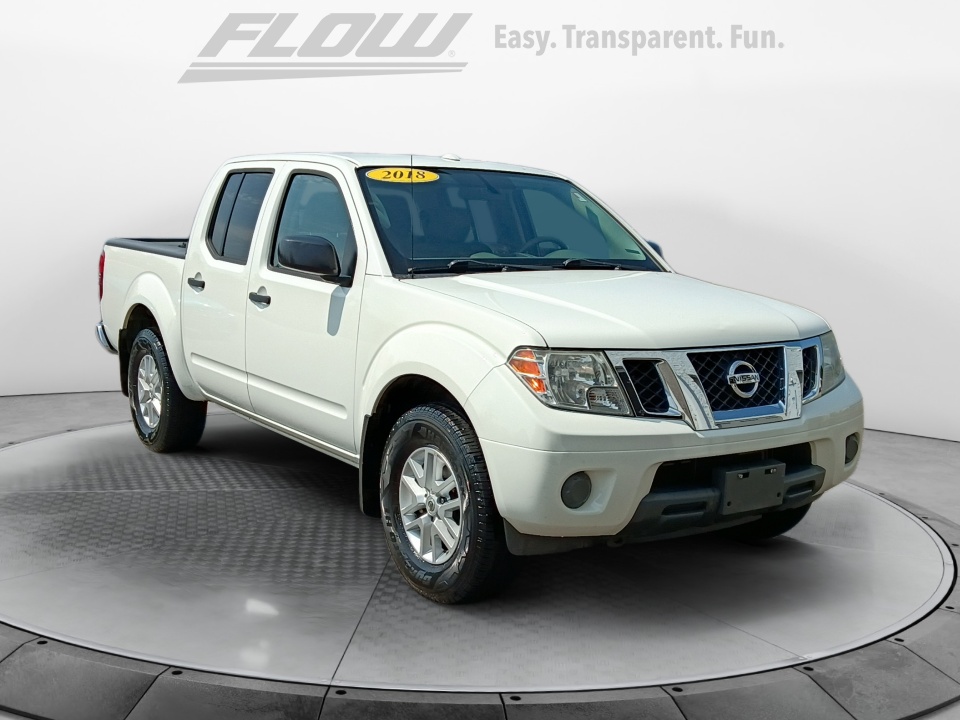 White 2018 Nissan Frontier Pickup Truck Four-Wheel Drive Automatic