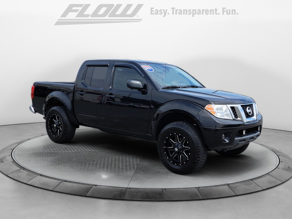 Black 2021 Nissan Frontier Pickup Truck Four-Wheel Drive Automatic