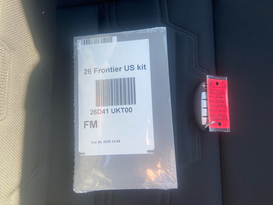 1N6ED1EJ6TN616792 2026 Nissan Frontier Crew Cab PRO-X 4x2