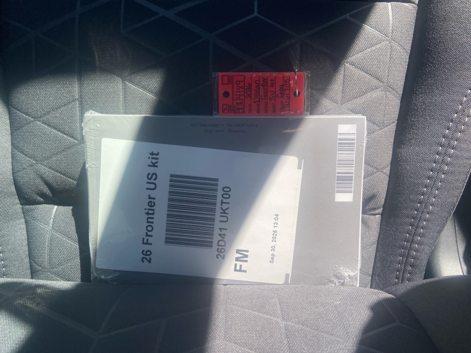 1N6ED1EK1TN617115 2026 Nissan Frontier Crew Cab S 4x4