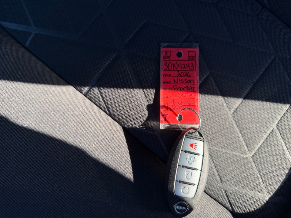 1N6ED1EK3TN627113 2026 Nissan Frontier Crew Cab SV 4x4