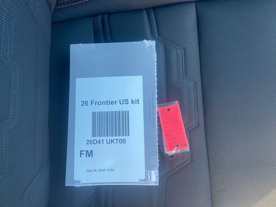 1N6ED1EK4TN619425 2026 Nissan Frontier Crew Cab PRO-4X 4x4