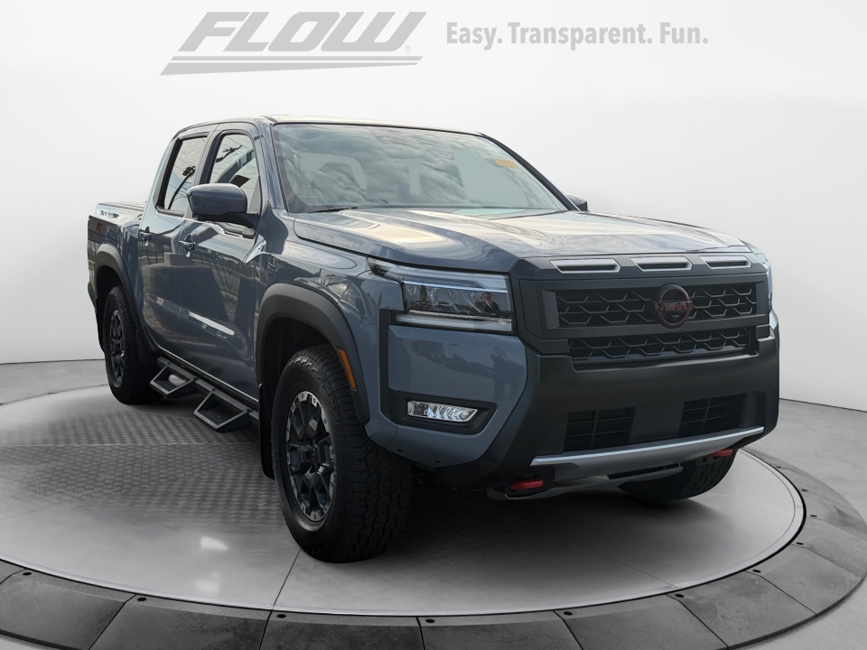 Gray 2025 Nissan Frontier Pickup Truck Four-Wheel Drive Automatic