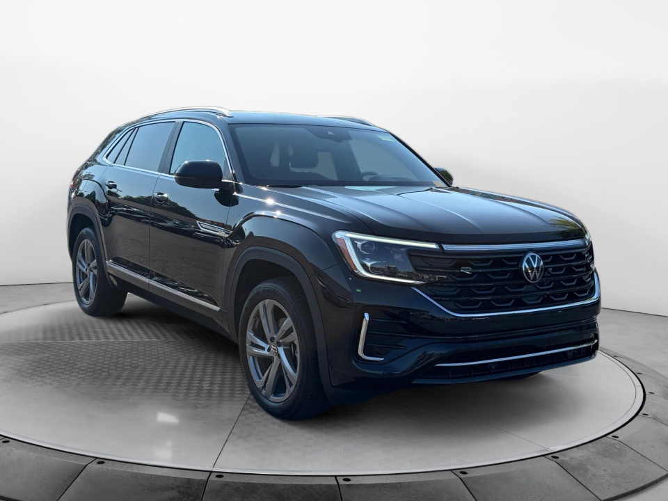 Black 2024 Volkswagen Atlas Cross Sport SUV / Crossover All-Wheel Drive Automatic
