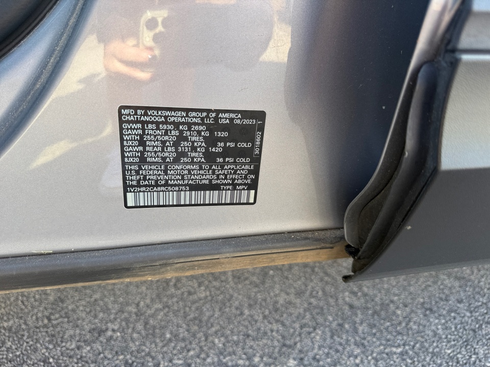 1V2HR2CA8RC508753 2024 Volkswagen Atlas 2.0T SE w/Technology