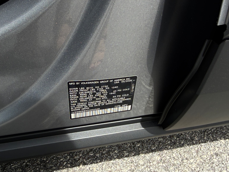 1V2WSPE84TC002329 2026 Volkswagen ID.4 AWD Pro S