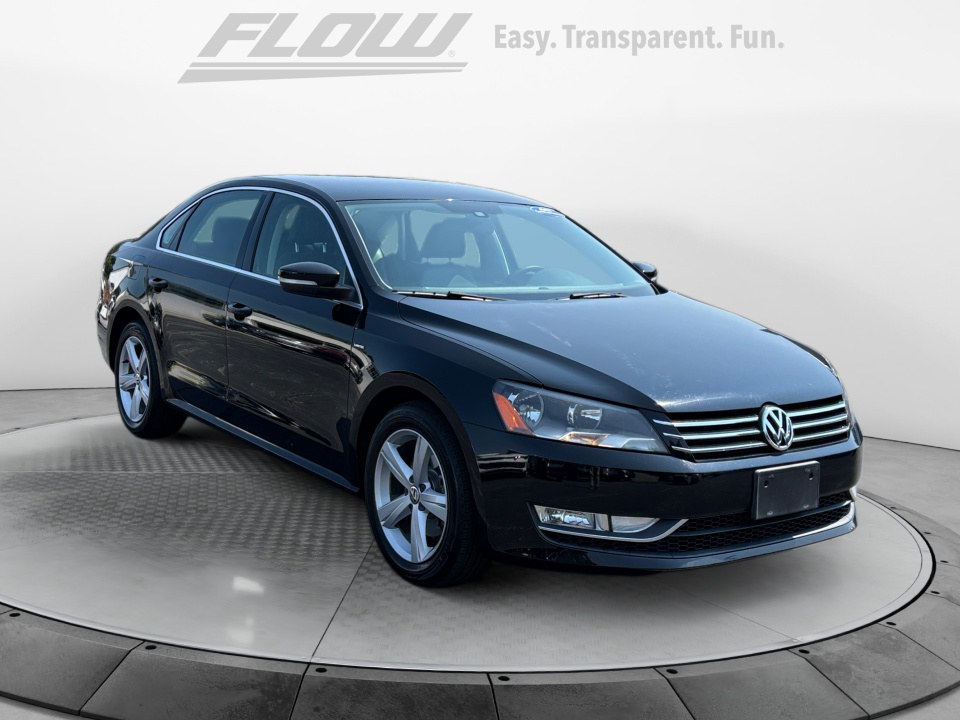 Black 2015 Volkswagen Passat Sedan Front-Wheel Drive Automatic
