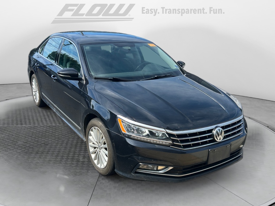 Black 2017 Volkswagen Passat Sedan Front-Wheel Drive Automatic