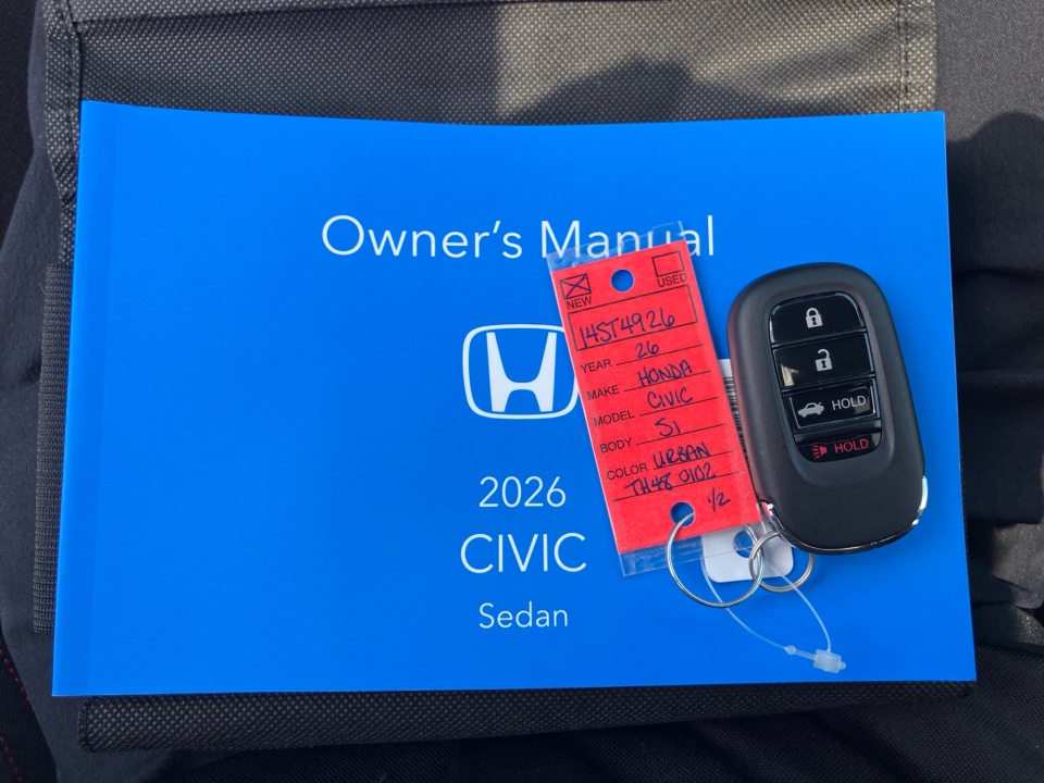 2HGFE1E56TH480102 2026 Honda Civic Si