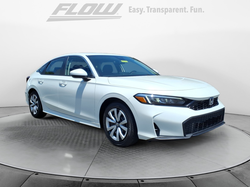Black 2026 Honda Civic Sedan Front-Wheel Drive Automatic