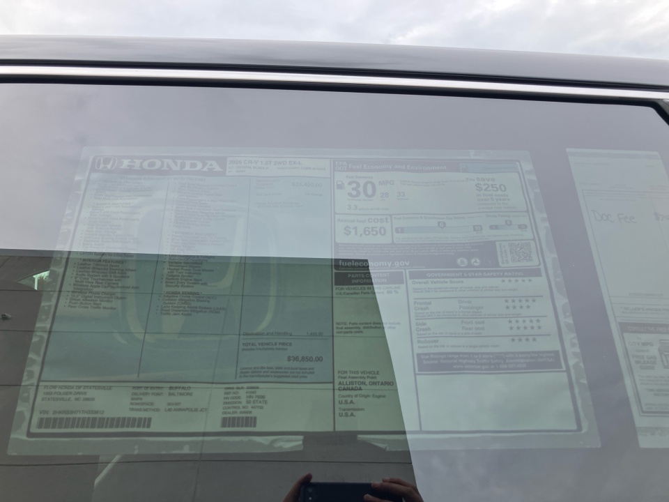 2HKRS3H71TH333612 2026 Honda CR-V EX-L 2WD
