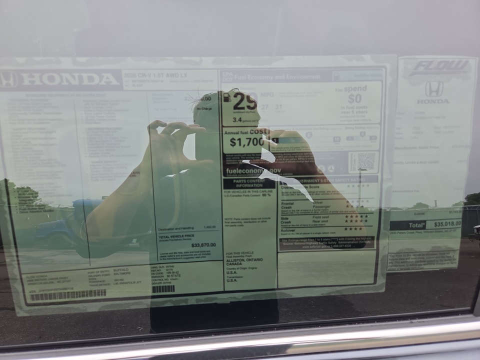 2HKRS4H25TH494118 2026 Honda CR-V LX AWD