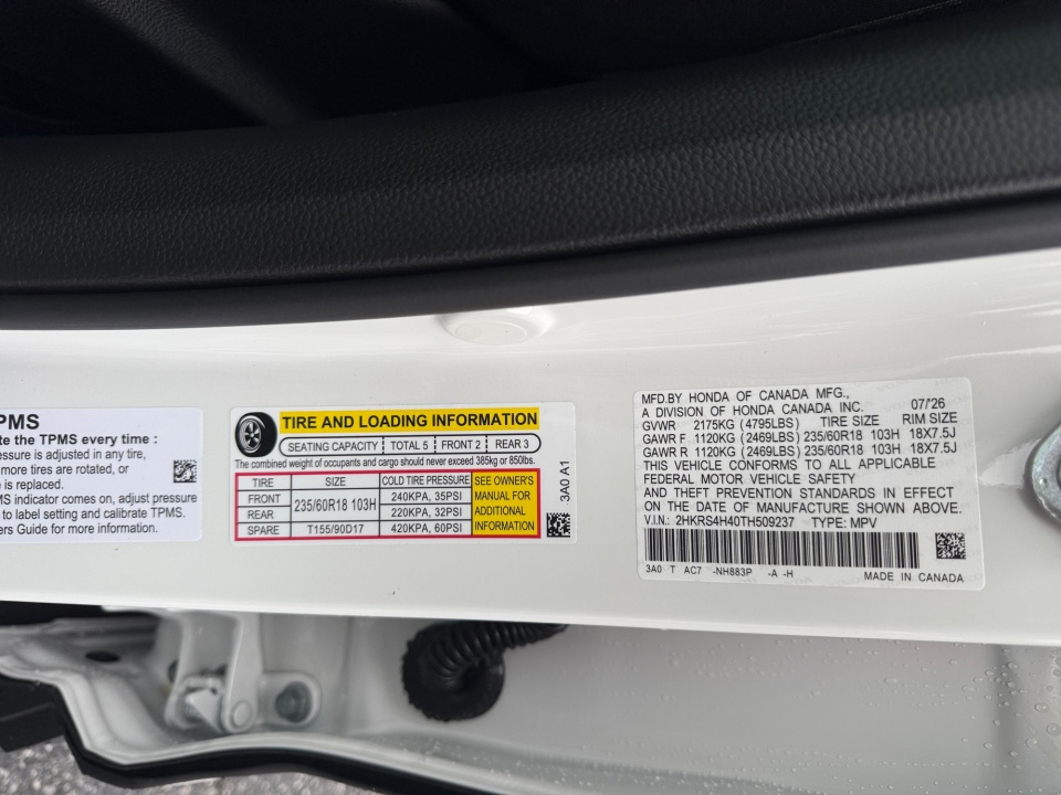 2HKRS4H40TH509237 2026 Honda CR-V EX