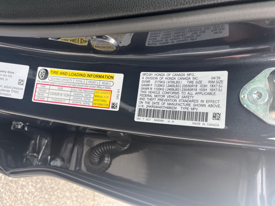 2HKRS4H4XTH489224 2026 Honda CR-V EX