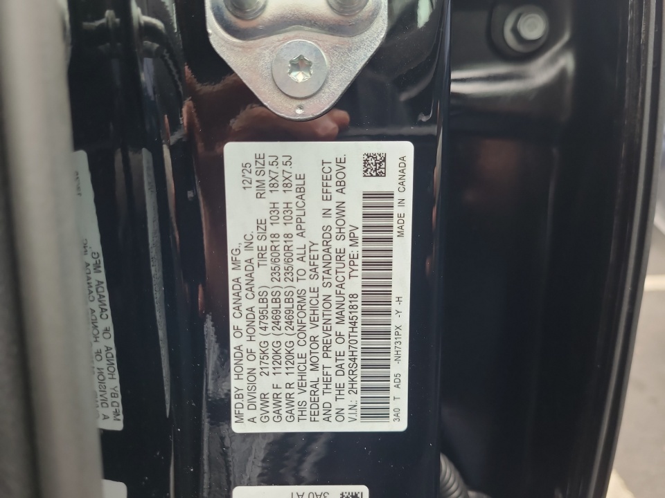 2HKRS4H70TH451818 2026 Honda CR-V EX-L AWD