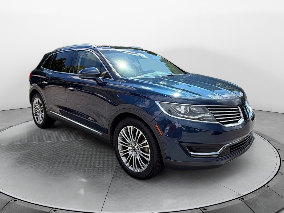 Blue 2017 Lincoln MKX SUV / Crossover Front-Wheel Drive Automatic