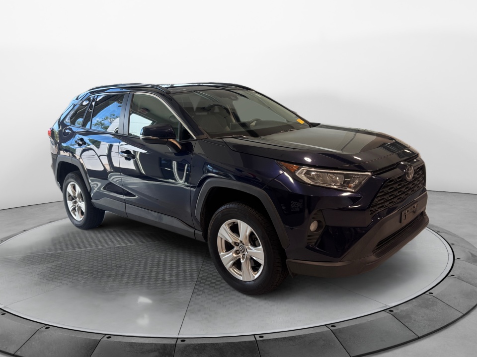 Blue 2021 Toyota RAV4 XLE AWD SUV / Crossover All-Wheel Drive Automatic