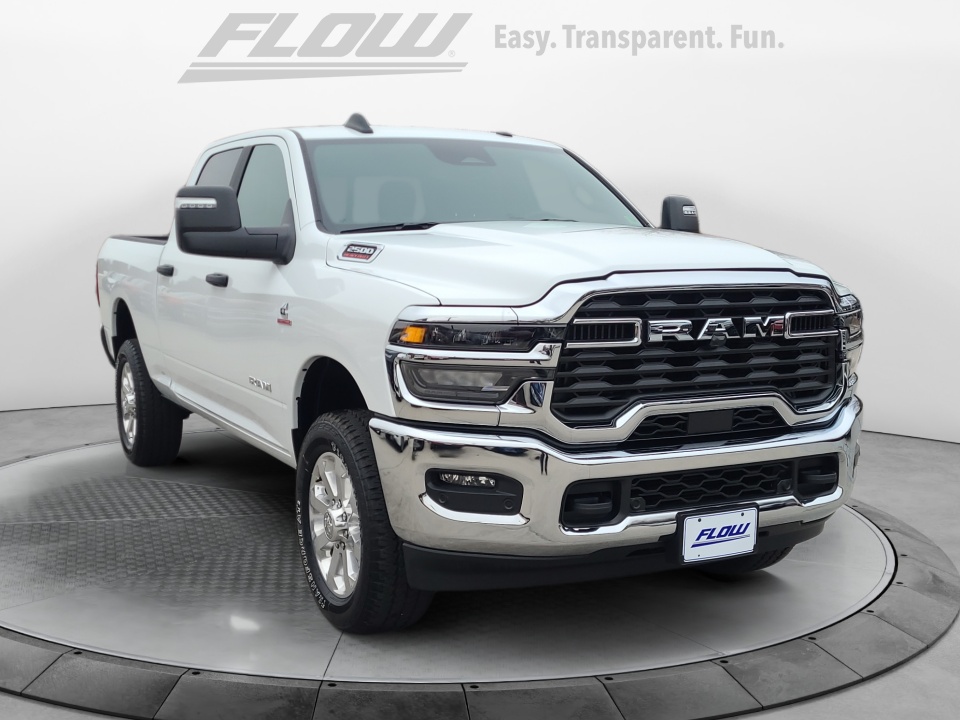 White 2026 RAM 2500 Pickup Truck Four-Wheel Drive Automatic